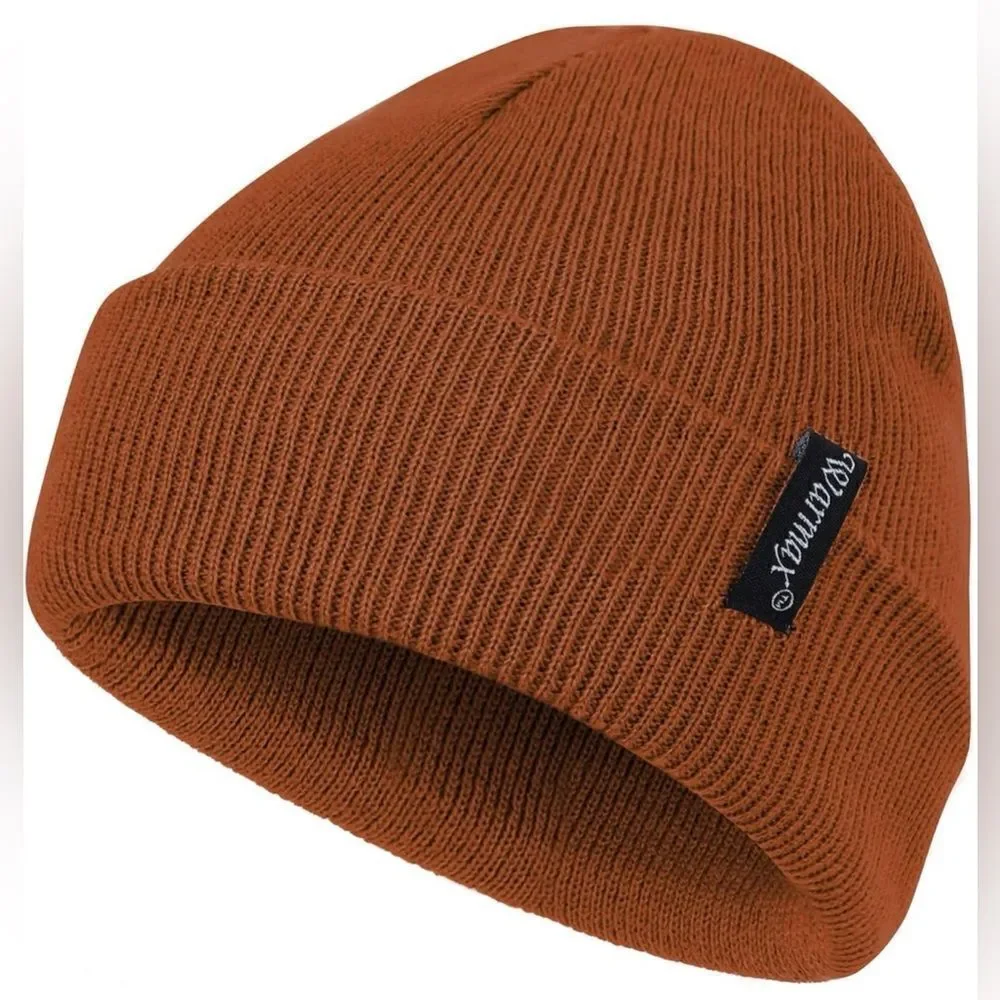 🤯5/$25🤯 Toddler Winter Knit Beanie In Dark Orange NWT